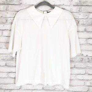 NWT Zara Point Collared Tee